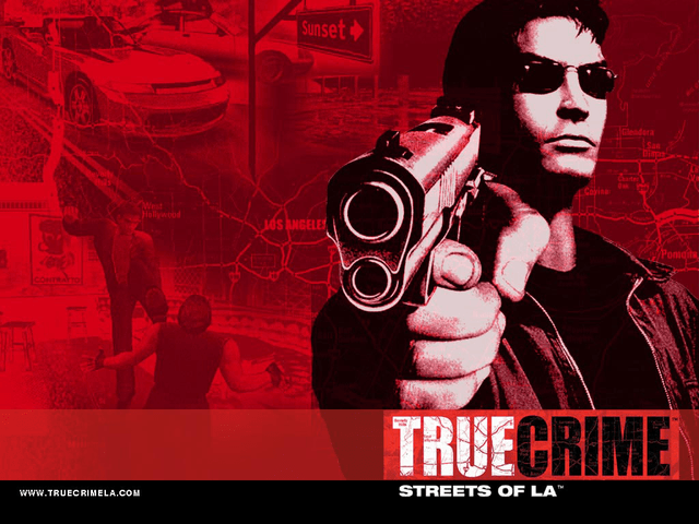 True Crime Streets of LA title screen for Xbox